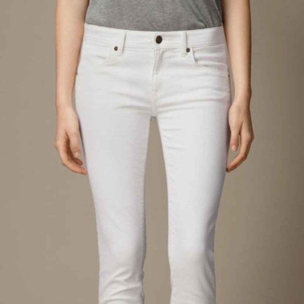 Burberry Brit “Kensington” skinny jeans white 26